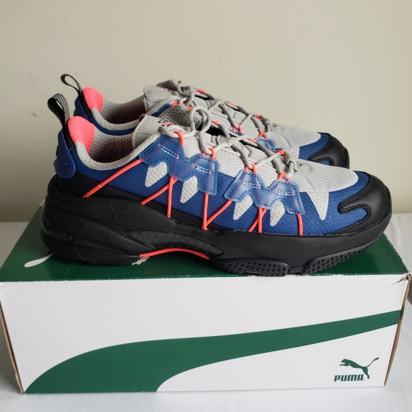 Mens Puma LQD Cell Omega Lab. Size 9.5. Blue/Gray. Walking/hiking sneakers. - Picture 1 of 7